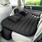 Inflatable Travel Car Air Mattress Back Seat Bed with 2 Pillows Pump Carry Bag