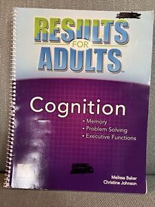 Results for Adults Cognition Book by Melissa Baker Speech Therapy Language
