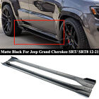 For Jeep Grand Cherokee SRT SRT8/ Trackhawk 12-21 Side Skirt Extension Lip Matte (For: Jeep Grand Cherokee SRT8)