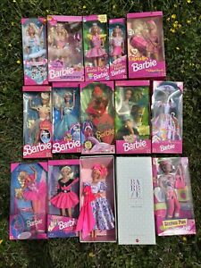 Lot Of 14 New In Box Vintage Barbie Dolls, Collector Lot  NIB