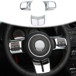 Car Steering Wheel Trim Cover for Jeep Wrangler JK 11-17/Grand Cherokee/Compass