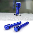 2Pcs Blue Aluminum Car Door Lock Stick Knob Pull Pins Cover Auto Accessories (For: 2015 Chrysler 200 Limited 2.4L)