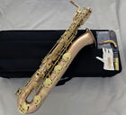 Rose Brass Baritone Saxophone BY WEIBSTER Musical WBS-780 FREE SHIPPING