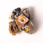 50g Mini Agate Oco Geodes Natural Rough Half Gemstone Mineral Sparkly Jewelry