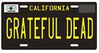 Jerry Garcia The Grateful Dead 1965 CA License Plate