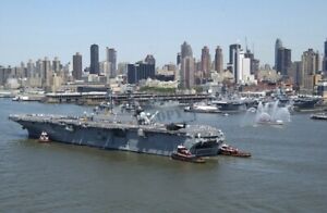 US Navy USN amphibious assault ship USS Iwo Jima (LHD 7) N4 8X12 PHOTOGRAPH