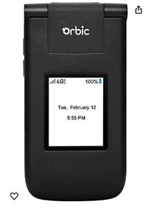 Orbic Journey V - RC2200L - Black (TracFone) 4G LTE Prepaid Flip Cell Phone