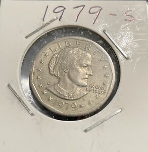 1979 S Susan B Anthony Dollar Coin Mint Mark S San Francisco Business Strike