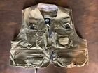 Vintage Columbia Fly Fishing Vest Mens Size 2XL
