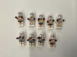 Lego Star Wars Clone Trooper Minifigure Lot Of 9 (212th) (sw0522) (sw0523)