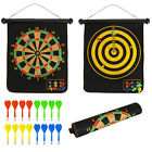 Double Sided Magnetic Dart Board Indoor Outdoor Dartboard Game Kids Adults Game