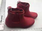 UGG Womens Chevonne 1110650 Red Waterproof Pull On Ankle Rain Boots Size 7
