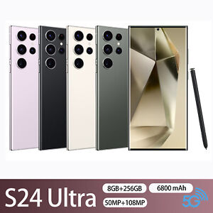S24 Ultra 5G Smartphone 8+256GB Factory Unlocked Android 13 Mobile Phones