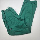 Women’s Koi Scrub Pants Green Womens Size Medium Drawstring Waist 28x29