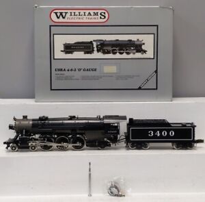 Williams 5007 O Brass AT&SF 4-6-2 Steam Locomotive & Tender #3400 EX/Box