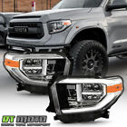 For 2018-2021 Toyota Tundra Chrome w/LED DRL LED Headlights Headlamps Left+Right (For: 2019 Tundra)