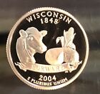 2004S BU Proof Clad Wisconsin State Quarter Free Shipping