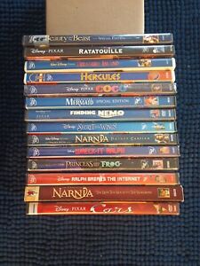 Disney DVD Children's Movie Lot of 14 Different Movies 3 New