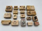 18 Rubber Ink Stamps, From The Desk, The Kitchen, Stamped for you, Stampaholic