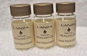 LANZA Keratin Healing Oil Hair Treatment .34oz Travel Size (3 PACK) BRAND NEW!