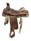 15 inch Used Double J Western Roping Saddle 791-6995