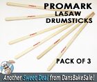 ProMark LA5AW Drum Sticks - New Old Stock - Stamped for Touring Band - Pack of 3