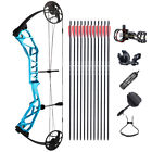 TOPOINT Compound Bow Set 19-70lbs Adjustable 320FPS Archery Hunting Target Shoot