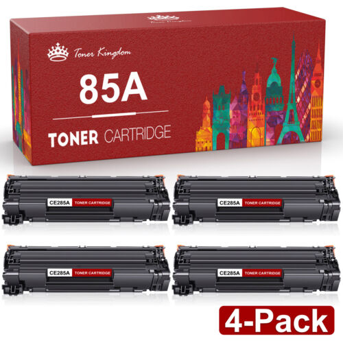 4PK CE285A Toner Cartridges for HP Laserjet 85A P1102 P1102W P1006 P1005 M1212nf