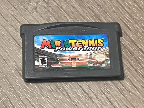 Mario Tennis Power Tour Nintendo Game Boy Advance GBA Battery Saves Authentic