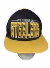 Men’s New Era 59FIFTY Pittsburgh Steelers Black NFL Football Snapback Hat Cap