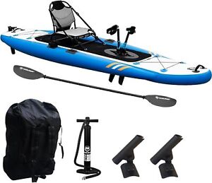 Fishing Kayaks Sit on top with Kayak Seat, Air Pump, Oxford Bag 410lb Capacity