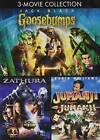 Goosebumps Zathura Jumanji 3 Movie Collection - DVD - VERY GOOD