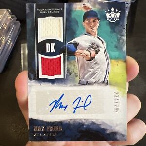 2018 Max Fried RC Diamond Kings Rookie Dual Color Jersey Patch Auto RPA #/299