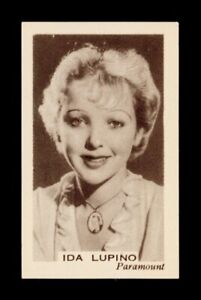 1936 Facchino’s Cinema Stars Set-Break # 31 Ida Lupino EX-EXMINT *GMCARDS*