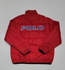 Vtg Polo Sport Ralph Lauren Reversible Puffer Hi Tech Jacket Coat Men's Medium