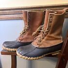 L.L. Bean Maine “Bean Boots” Hunting Shoes Men's 9 M Duck Boots Lace Up USA