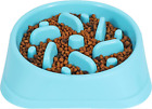 New ListingDog Feeder Slow Eating Pet Bowl Eco-Friendly Non-Toxic Preventing Choking Health