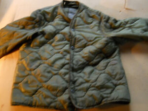 US Army Military M-65 Field Jacket Quilted Coat Liner Warm Nylon Poly Batting