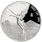 New Listing2023 Mexico 2 oz Fine Silver 999 PROOF Libertad in Capsule