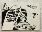 Sous le signe de Monte-Cristo Paul Barge, Claude Jade 1968 Danish Movie Program