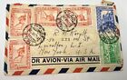 1938 Peru Airmail Cover Lima from S.S. Santa Lucia to New York Very Nice