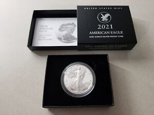 New Listing2021 W Silver Proof American Eagle Type 2 21EAN