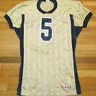 RIDDELL AUTHENTIC GOLD NAVY McGRATH FOOTBALL JERSEY SIZE L
