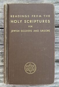 Jewish Holy Scriptures WW2 1942 US Army Military Pocket Bible Torah Judaica WWII