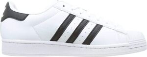 [FW2295] Adidas Originals Men's Superstar Vegan White Core Black Sneakers *NEW*