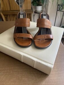 City DKNY  sandals high heel size 71/2  all leather excellent condition 