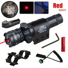 Tactical Green / Red Laser Sight Rifle Dot Scope + Switch + Rail+ Barrel Mounts