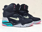 NIKE AIR COMMAND FORCE USED SIZE 9.5 SPURS BLACK GREY JADE PINK 684715 001