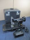Vtg 1946 Singer Featherweight 221 Portable Electric Sewing Machine AG874567 WORK