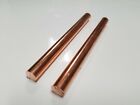 2 Pieces 1/2 110 COPPER SOLID ROUND ROD 6